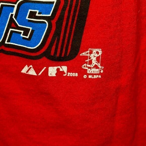 2008 Phillies Division Champions T Shirt Large - Picture 4 of 6